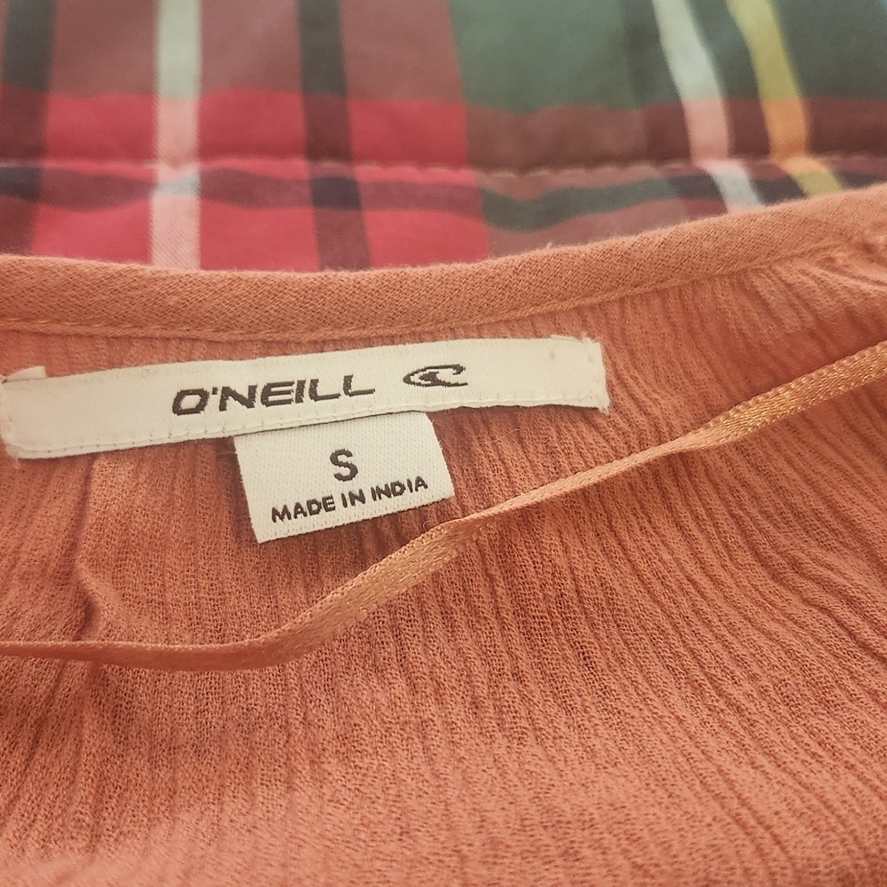 Oneill Rust Orange Blouse - Picture 2 of 3